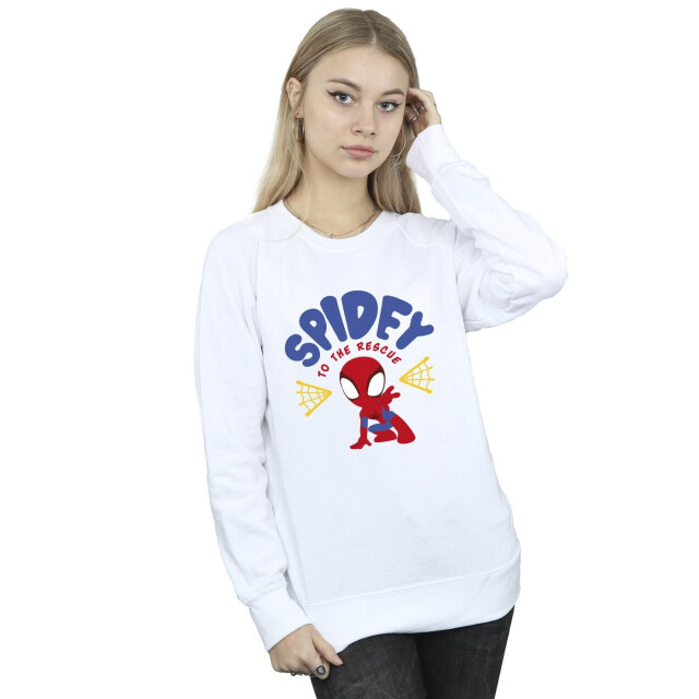 Li-cense Marvel dames spidey and his amazing friends rescue sweatshirt UTBI35722_white large