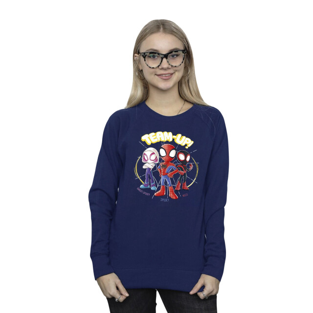Li-cense Marvel dames spidey en zijn verbazingwekkende vrienden sweatshirt UTBI35681_navyblue large