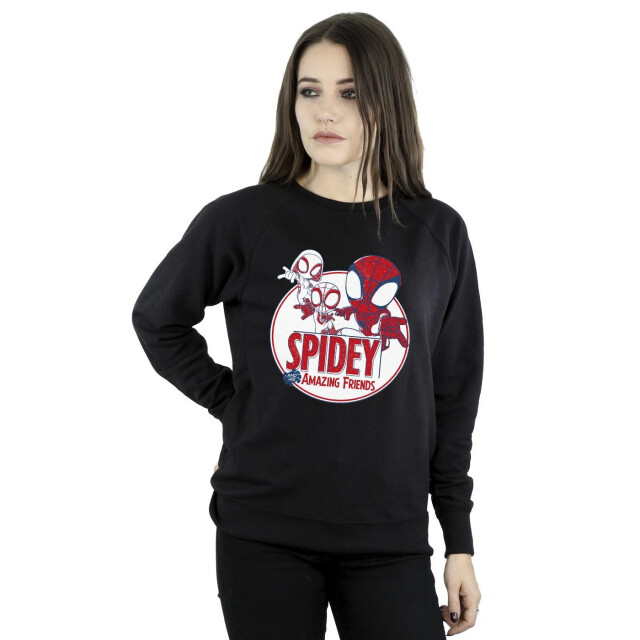 Li-cense Marvel dames spidey en zijn verbazingwekkende vrienden cirkel sweatshirt UTBI35665_black large