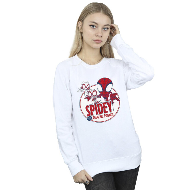 Li-cense Marvel dames spidey en zijn verbazingwekkende vrienden cirkel sweatshirt UTBI35665_white large