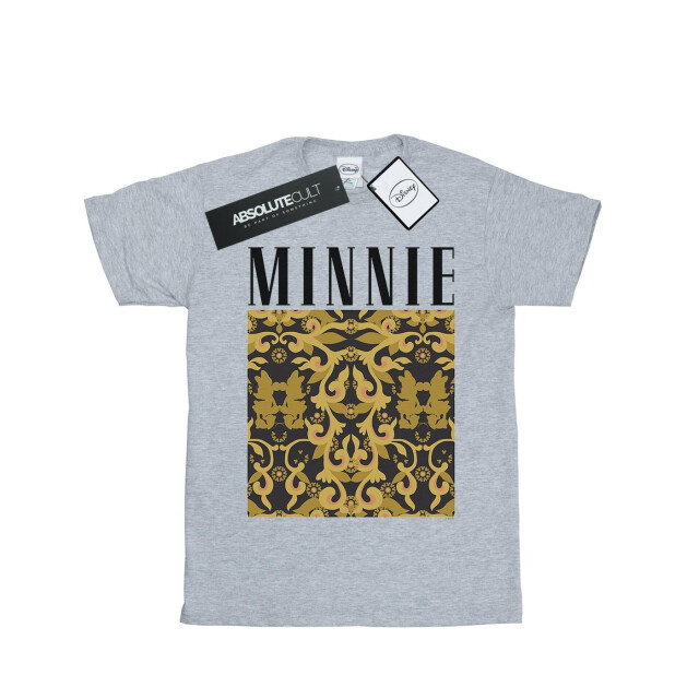 Li-cense Disney meisjes minnie mouse barok patroon katoenen t-shirt UTBI28758_sportsgrey large