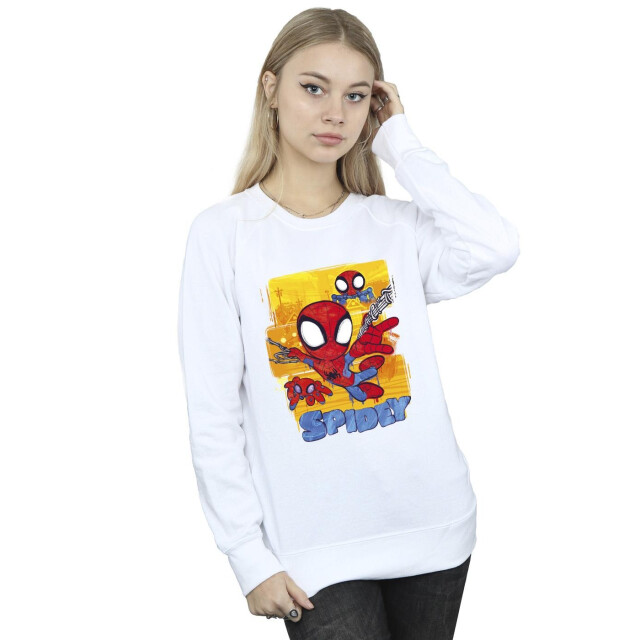 Li-cense Marvel dames spidey en zijn verbazingwekkende vrienden vliegend sweatshirt UTBI35602_white large