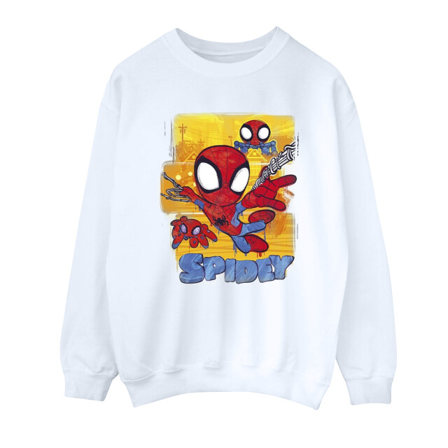 Li-cense Marvel dames spidey en zijn verbazingwekkende vrienden vliegend sweatshirt UTBI35602_white large