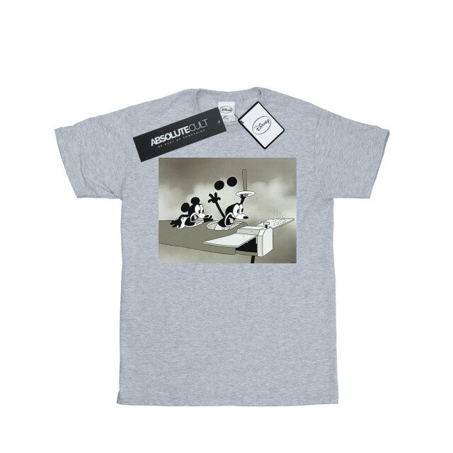 Li-cense Disney meisjes mickey mouse gekke piloot katoenen t-shirt UTBI28669_sportsgrey large