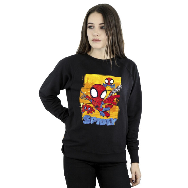 Li-cense Marvel dames spidey en zijn verbazingwekkende vrienden vliegend sweatshirt UTBI35602_black large
