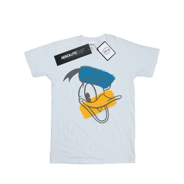 Li-cense Disney heren donald duck hoofd t-shirt UTBI39461_white large