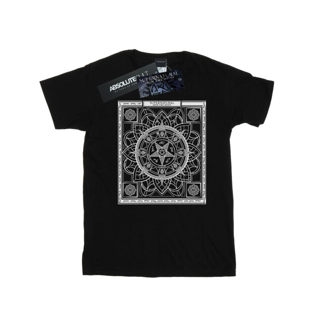 Li-cense Supernatural heren pentagram patroon t-shirt UTBI51921_black large
