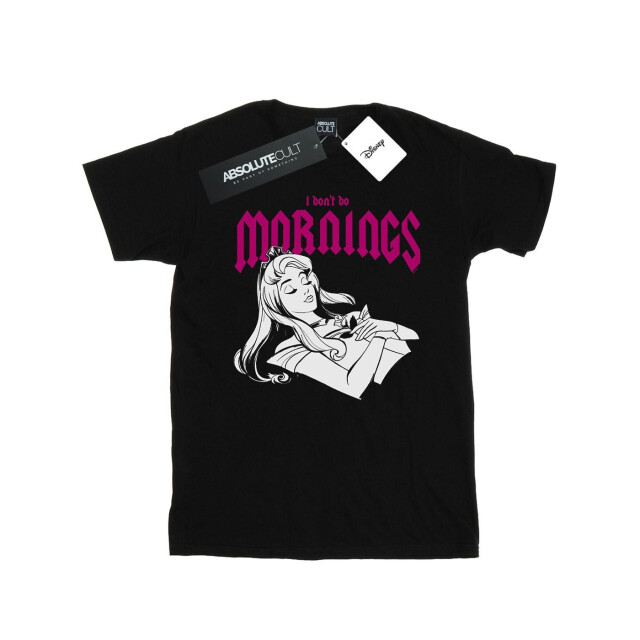 Li-cense Disney meisjes doornroosje doet niet aan ochtenden katoenen t-shirt UTBI33850_black large