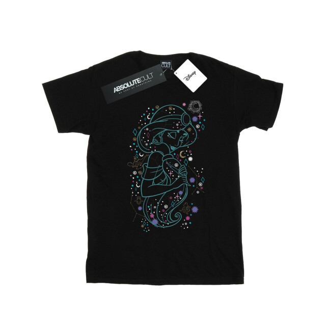 Li-cense Disney meisjes aladdin prinses jasmine geschreven in de sterren katoenen t-shirt UTBI33851_black large