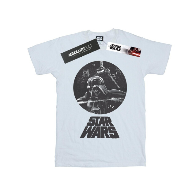 Li-cense Star wars meisjes darth vader buste katoenen t-shirt UTBI37274_white large