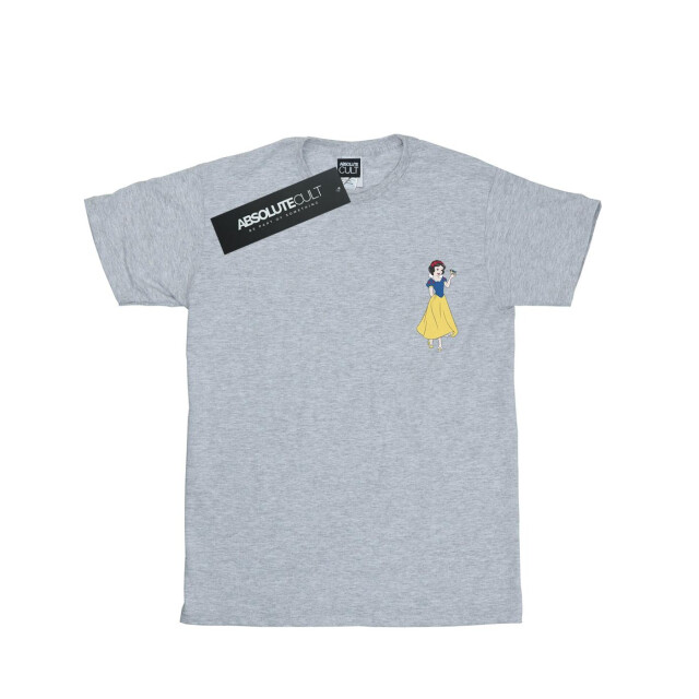 Li-cense Disney princess meisjes sneeuwwitje borsttruitje in katoen UTBI33738_sportsgrey large