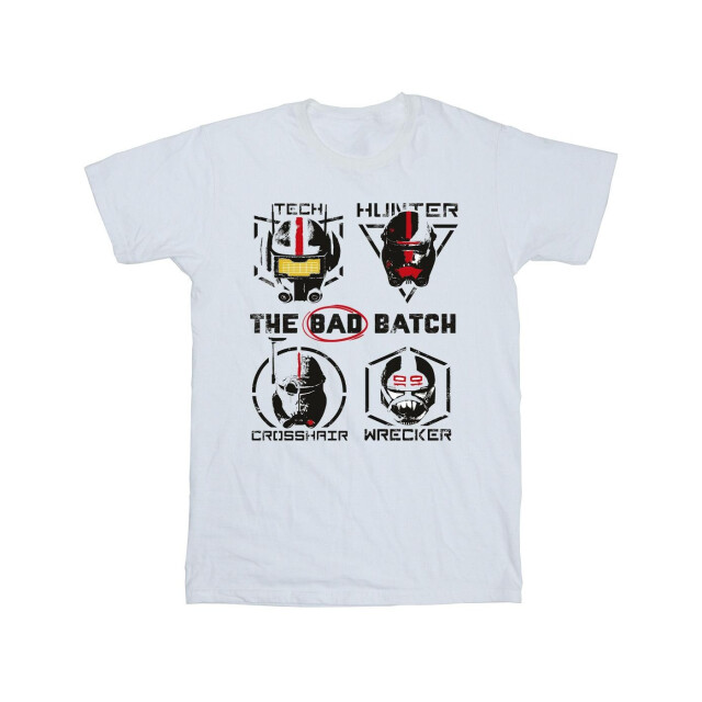 Li-cense Star wars: bad batch meisjes clone force 99 katoenen t-shirt UTBI51080_white large