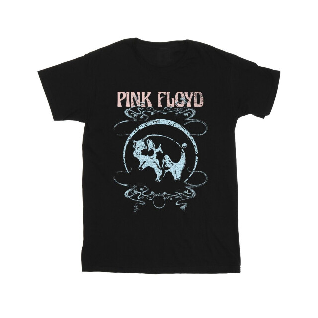 Li-cense Pink floyd meisjes t-shirt swirls katoen UTBI33491_black large