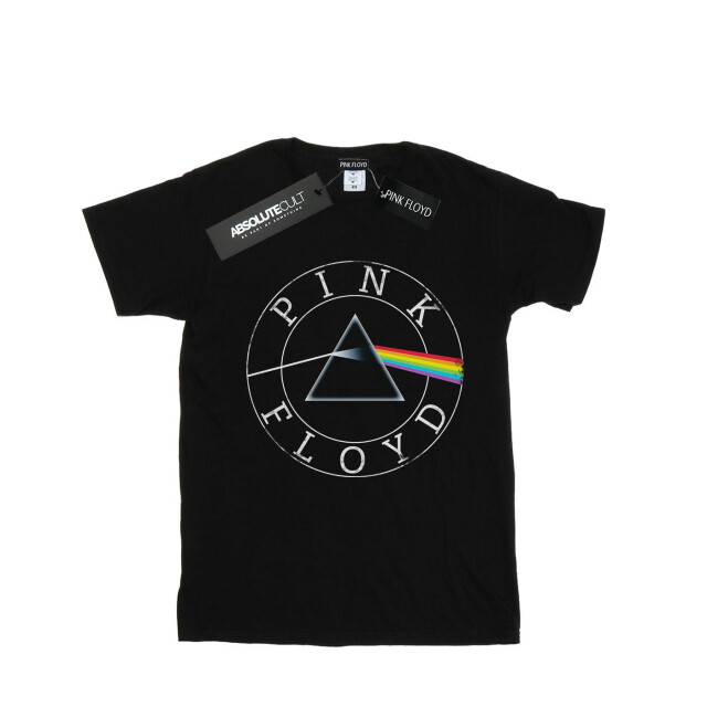 Li-cense Pink floyd meisjes prisma cirkel logo katoenen t-shirt UTBI33412_black large