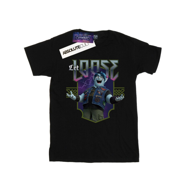Li-cense Disney katoenen t-shirt onward barley let loose voor meisjes UTBI33319_black large