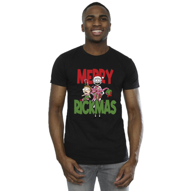 Li-cense Rick and morty heren vrolijk rickmas t-shirt UTBI44592_black large