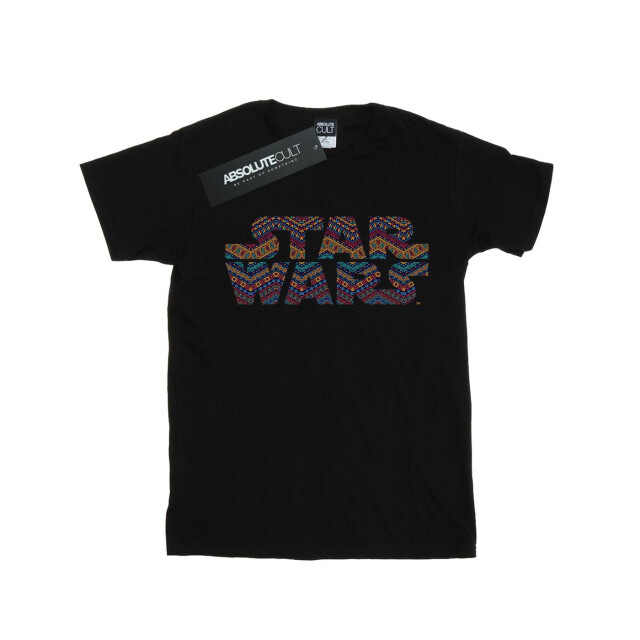 Li-cense Star wars heren kleur azteken logo t-shirt UTBI46166_black large