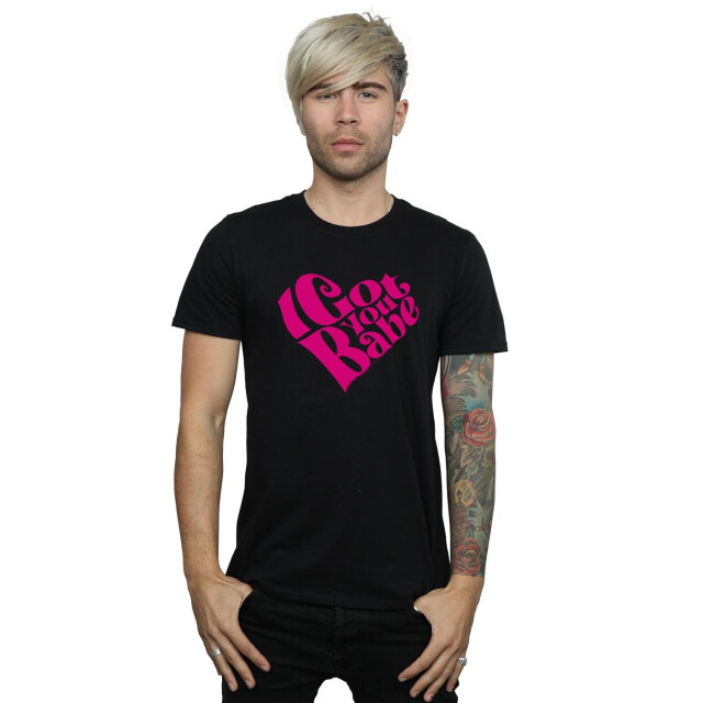 Li-cense Sonny & cher heren i got you babe t-shirt UTBI44558_black large