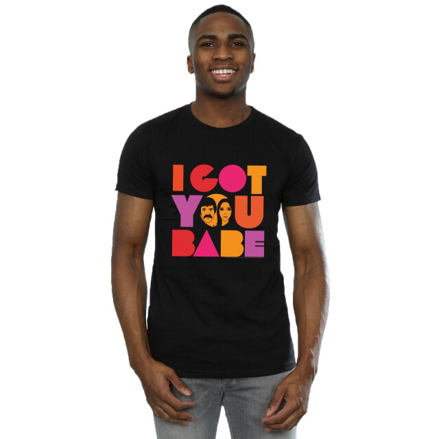 Li-cense Sonny & cher heren ik heb je t-shirt UTBI44573_black large