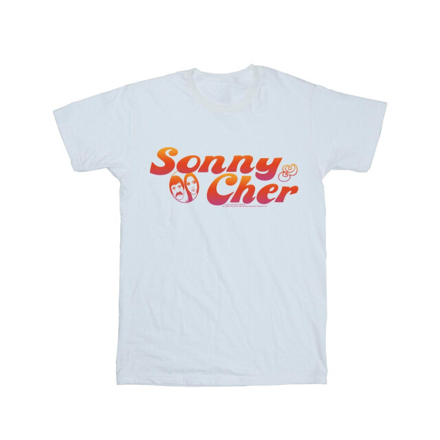 Li-cense Sonny & cher logo t-shirt met kleurverloop voor heren UTBI44574_white large