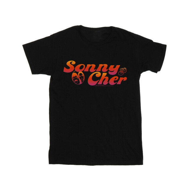 Li-cense Sonny & cher logo t-shirt met kleurverloop voor heren UTBI44574_black large