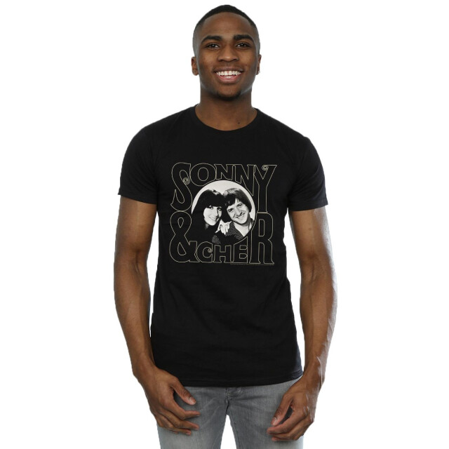 Li-cense Sonny & cher heren cirkel foto t-shirt UTBI44565_black large
