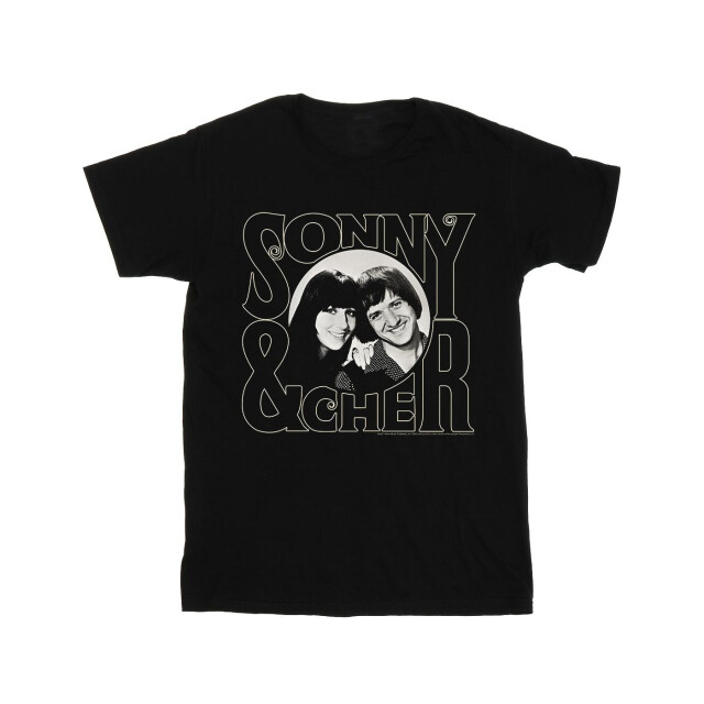 Li-cense Sonny & cher heren cirkel foto t-shirt UTBI44565_black large