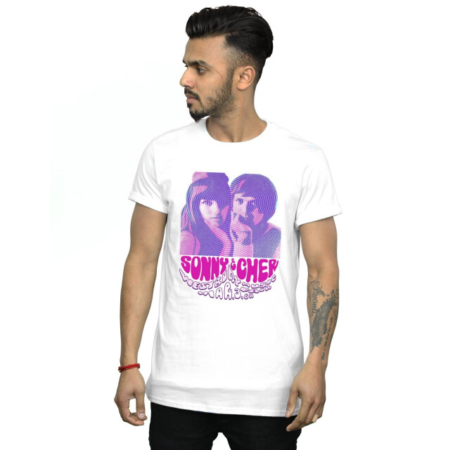 Li-cense Sonny & cher heren westbury muziekbeurs t-shirt UTBI44566_white large