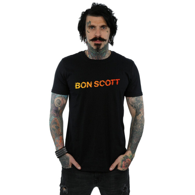 Li-cense Bon scott heren shattered logo t-shirt UTBI44533_black large