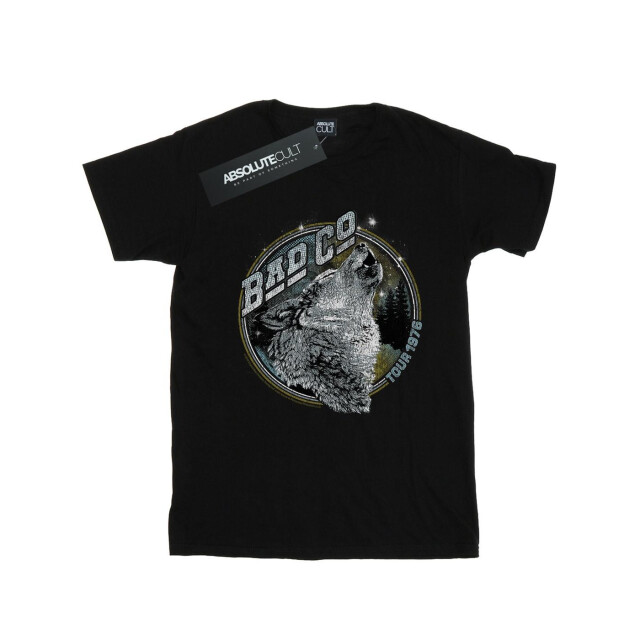 Li-cense Bad company heren wolf tour 1976 t-shirt UTBI44523_black large