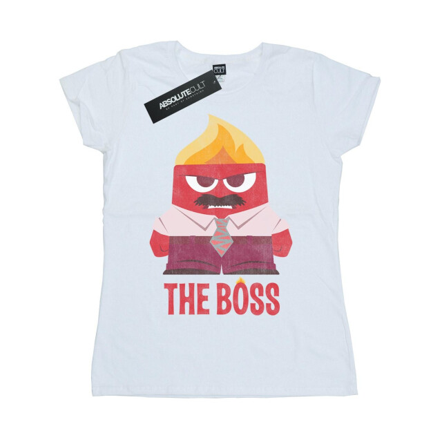 Li-cense Disney dames inside out boosheid de baas katoenen t-shirt UTBI36445_white large