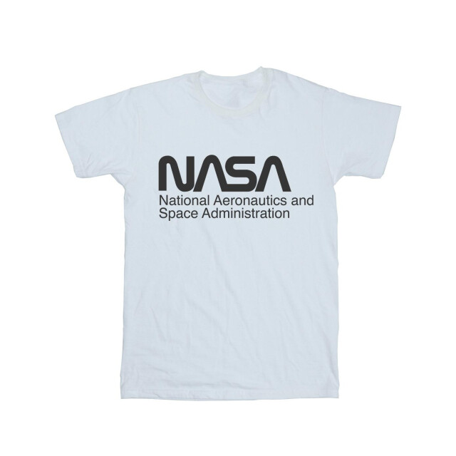 Li-cense Nasa heren logo effen t-shirt UTBI48843_white large