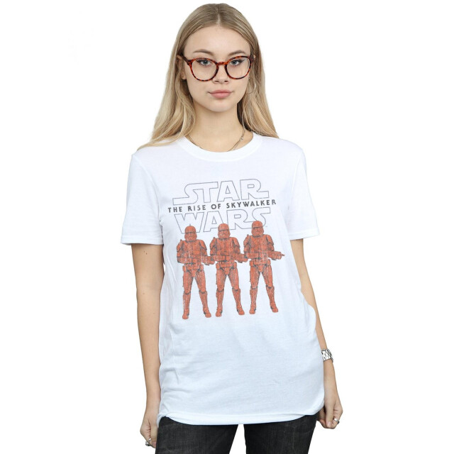 Li-cense Star wars dames the rise of skywalker stormtrooper colour line up katoenen vriendje t-shirt UTBI49218_white large