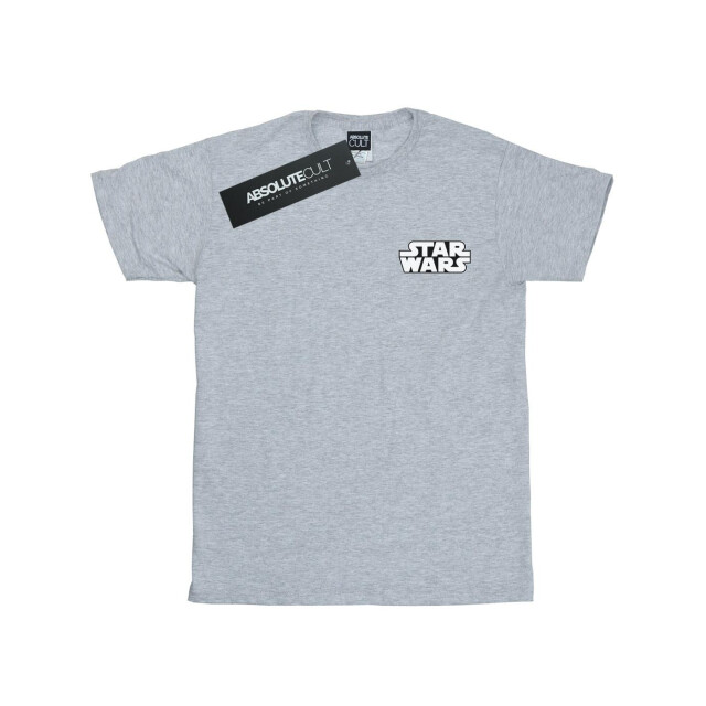 Li-cense Star wars heren logo badge t-shirt UTBI46182_sportsgrey large