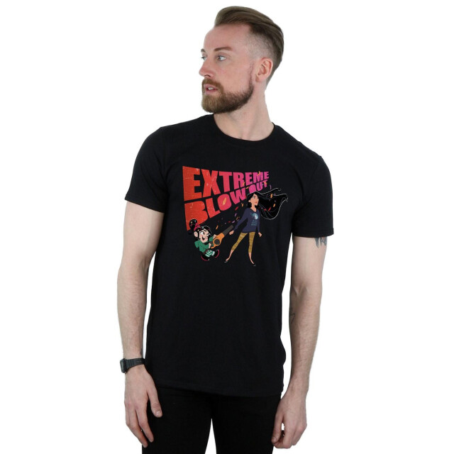 Li-cense Disney heren wreck it ralph pocahontas en vanellope t-shirt UTBI49080_black large