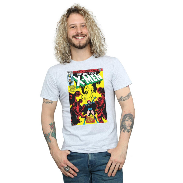 Li-cense Marvel heren x-men phoenix black queen t-shirt UTBI49089_sportsgrey large