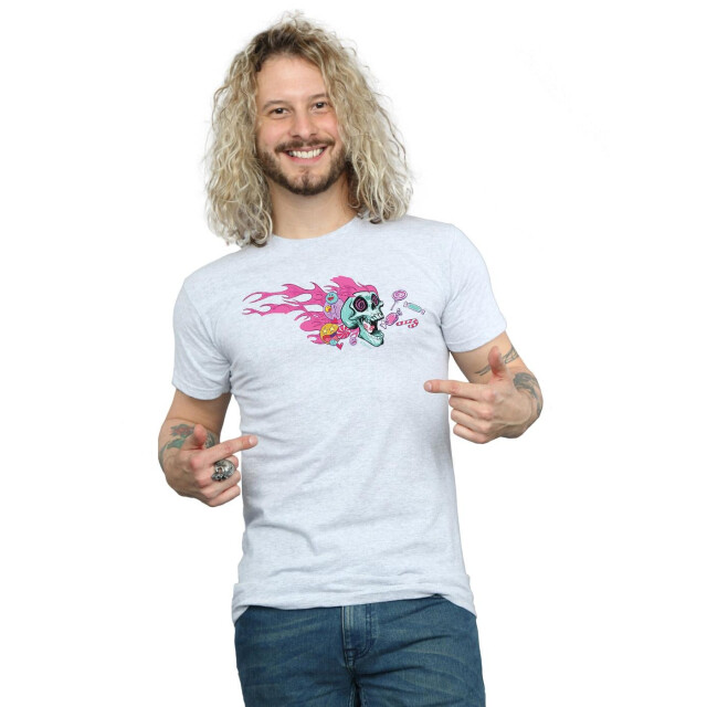 Li-cense Disney heren wreck it ralph candy schedel t-shirt UTBI49063_sportsgrey large