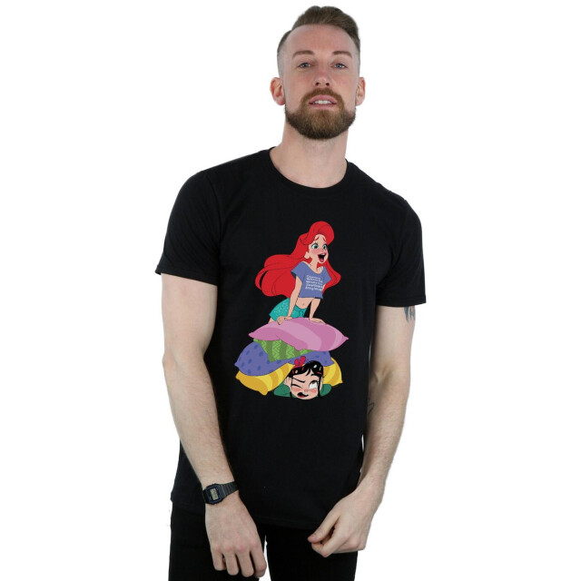 Li-cense Disney heren wreck it ralph ariël en vanellope t-shirt UTBI49071_black large
