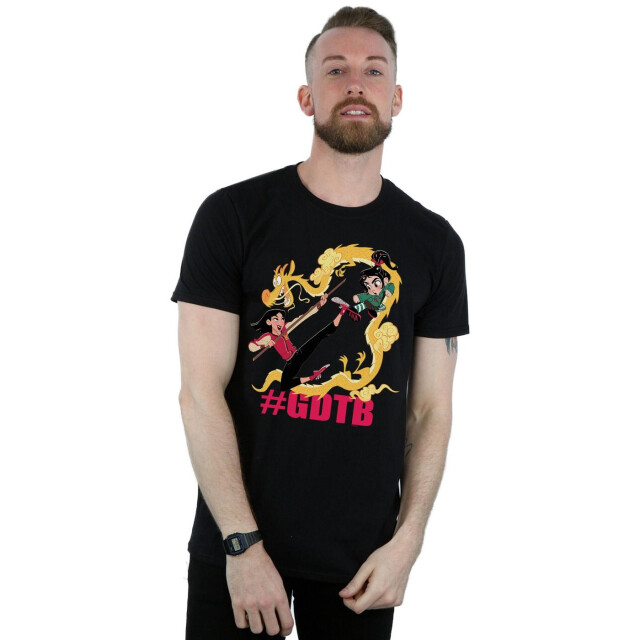 Li-cense Disney heren wreck it ralph mulan en vanellope t-shirt UTBI49077_black large