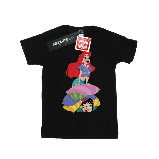 Li-cense Disney heren wreck it ralph ariël en vanellope t-shirt UTBI49071_black large