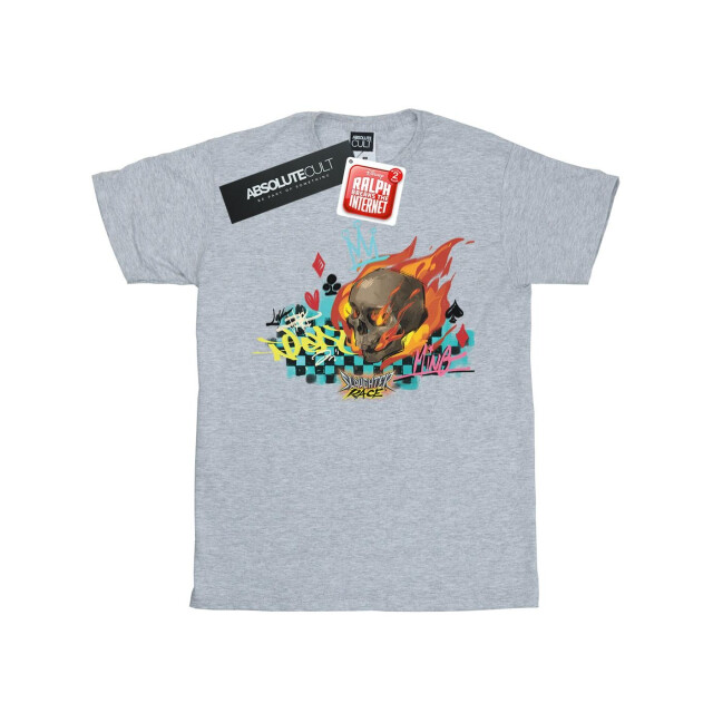 Li-cense Disney heren wreck it ralph race schedel t-shirt UTBI49061_sportsgrey large