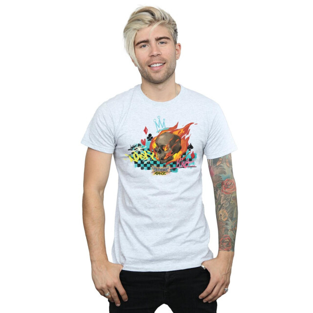 Li-cense Disney heren wreck it ralph race schedel t-shirt UTBI49061_sportsgrey large