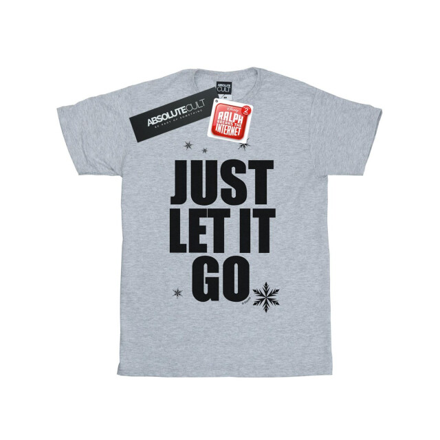Li-cense Disney heren wreck it ralph elsa´s hemd t-shirt UTBI49064_sportsgrey large