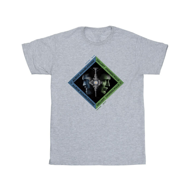 Li-cense Fantastic beasts: the secrets of dumbledore heren perkamentus vs grindelwald diamond t-shirt UTBI49415_sportsgrey large