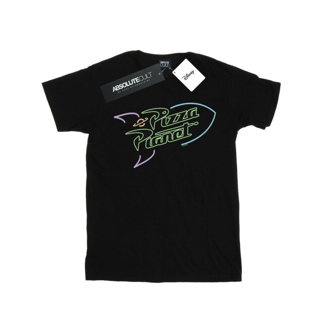 Li-cense Disney meisjes toy story neon pizza planet katoenen t-shirt UTBI41736_black large