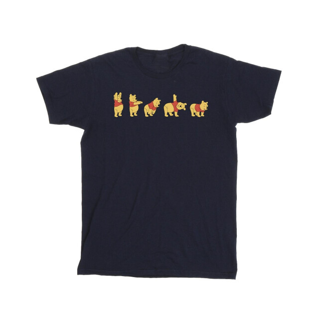 Li-cense Disney heren winnie de poeh strek t-shirt UTBI49034_navyblue large