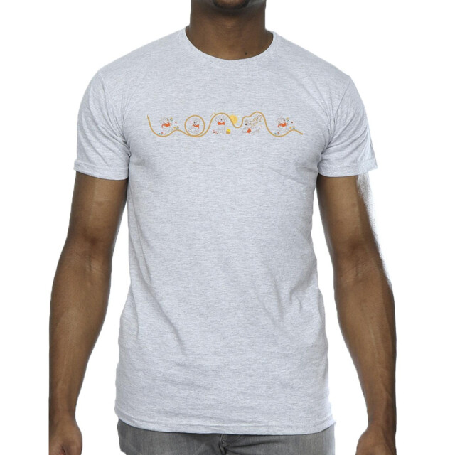 Li-cense Disney heren winnie de poeh tijgerlijn t-shirt UTBI49036_sportsgrey large