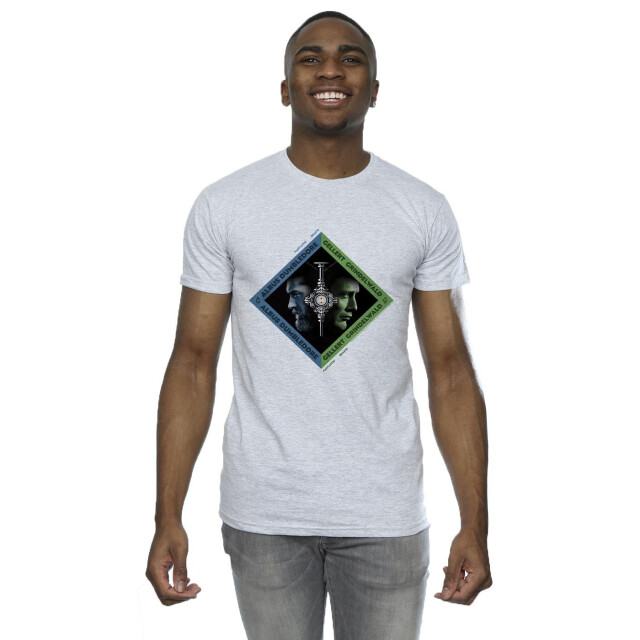 Li-cense Fantastic beasts: the secrets of dumbledore heren perkamentus vs grindelwald diamond t-shirt UTBI49415_sportsgrey large