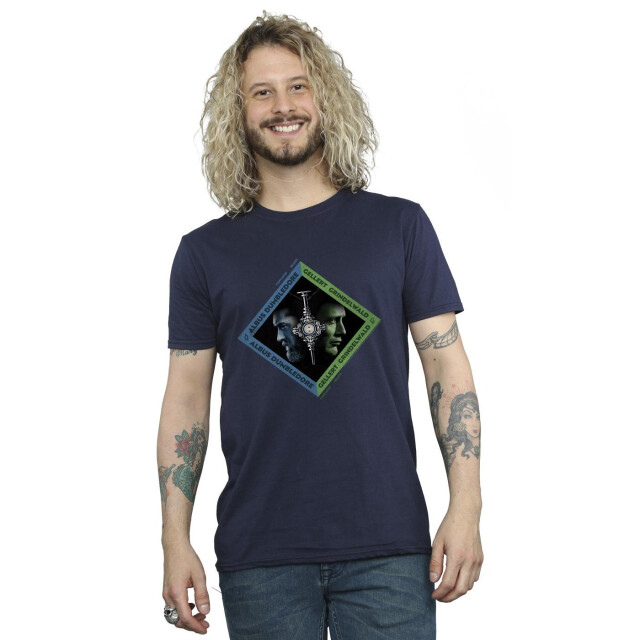 Li-cense Fantastic beasts: the secrets of dumbledore heren perkamentus vs grindelwald diamond t-shirt UTBI49415_navyblue large
