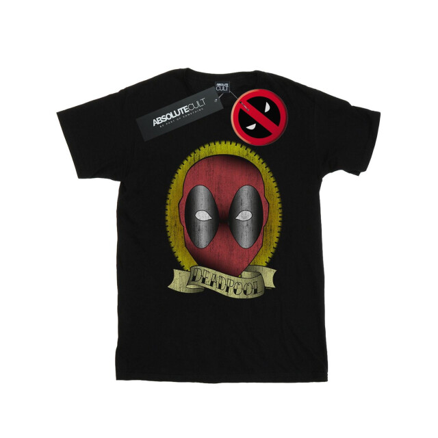 Li-cense Marvel heren deadpool tattoo print t-shirt UTBI49395_black large